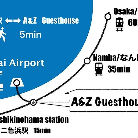 A&Z Guest House Kaizuka Kültér fotó